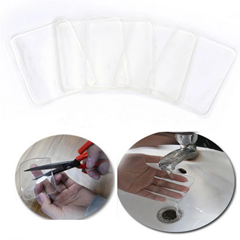 ilicone Gel Pads Clear Anti-Slip Gel Pads Auto Gel Holders 4Pc Home Essentials Required for Local storage Portable