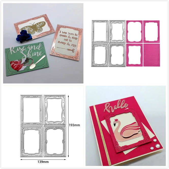Naifumodo Frame Metal Cutting Dies Scrapbooking Album Die Cut Embossing Stencil Decor Dies 2019 New
Naifumodo Frame Metal Cutting Dies Scrapbooking Album Die Cut Embossing Stencil Decor Dies 2019 New