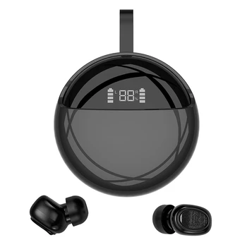 JABS B5 Bluetooth Headset, TWS Mini Wireless in-Ear Binaural Sports Bluetooth Headset with 400MAh Charging Compartment
JABS B5 Bluetooth Headset, TWS Mini Wireless in-Ear Binaural Sports Bluetooth Headset with 400MAh Charging Compartment