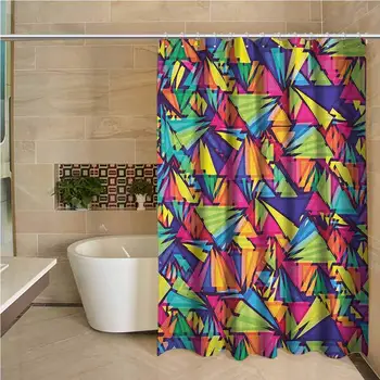 Indie Professional Shower Curtain Geometrical Hipster Pattern with Triangles Vibrant Optical Illusion Artsy Abstract Decorative
Indie Professional Shower Curtain Geometrical Hipster Pattern with Triangles Vibrant Optical Illusion Artsy Abstract Decorative