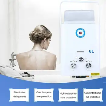 Honhill Camping Water Heater Boiler LPG Gas Heater Shower 6L Hot&Cold Water Heater Propane Instant Water Heater with Shower Head
Honhill Camping Water Heater Boiler LPG Gas Heater Shower 6L Hot&Cold Water Heater Propane Instant Water Heater with Shower Head