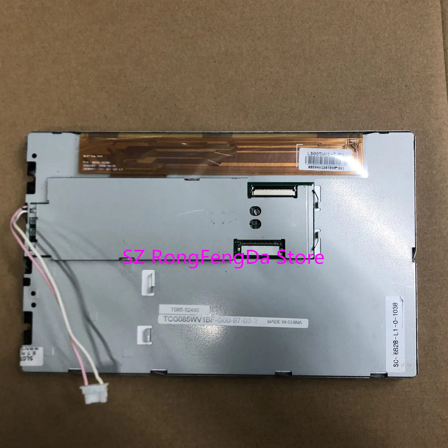 TCG085WV1BF LB085WV1-TJ01 T085 TCG085WV1BF-G00-97-03-2 8,5 дюймовый ЖК-экран
TCG085WV1BF LB085WV1-TJ01 T085 TCG085WV1BF-G00-97-03-2 8,5 дюймовый ЖК-экран