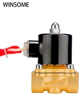 AC220V Solenoid Valve Normally Closed Brass1/4" 3/8" 1/2" 3/4" 1" Pneumatic for Water Oil Helium Gas Check Valve Plumbing
AC220V Solenoid Valve Normally Closed Brass1/4" 3/8" 1/2" 3/4" 1" Pneumatic for Water Oil Helium Gas Check Valve Plumbing