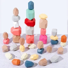 WEMMICKS Wooden Rainbow Stacked Stone Montessori Toy Creative Stacking Rainbow Jenga Set Balancing Building Blocks Wood Toy
WEMMICKS Wooden Rainbow Stacked Stone Montessori Toy Creative Stacking Rainbow Jenga Set Balancing Building Blocks Wood Toy