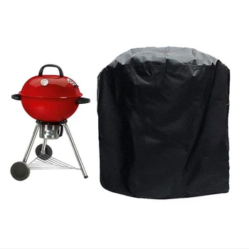 Black Waterproof Bbq Cover Round Dust Cover Bbq Grill Cover Anti Aging Rain Gas Charcoal Electric Barbeque Cover
Black Waterproof Bbq Cover Round Dust Cover Bbq Grill Cover Anti Aging Rain Gas Charcoal Electric Barbeque Cover