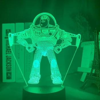Toy Story Buzz Lightyear Cartoon Figure 3d Illusion Lamp Hologram Light for Home Office Room Decoration Novelty Led Night Light 
Toy Story Buzz Lightyear Cartoon Figure 3d Illusion Lamp Hologram Light for Home Office Room Decoration Novelty Led Night Light