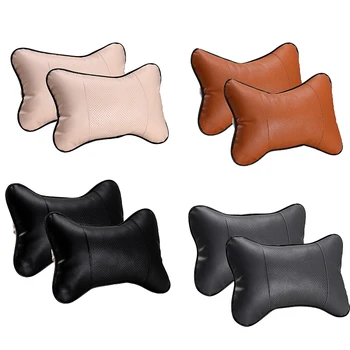 Brand new universal seat neck pillow black PVC leather breathable mesh cute car accessories suitable for various car models
Brand new universal seat neck pillow black PVC leather breathable mesh cute car accessories suitable for various car models