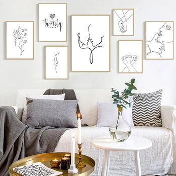 Modern Abstract Art Picture Home Decor Nordic Canvas Painting Wall Art Figure Line Drawing Posters and Prints for Living Room
Modern Abstract Art Picture Home Decor Nordic Canvas Painting Wall Art Figure Line Drawing Posters and Prints for Living Room
