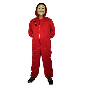 V for Vendetta Anonymous Guy Fawkes Fancy Adult Costume Salvador Dali Movie The House of Paper La Casa De Papel Cosplay Costume
V for Vendetta Anonymous Guy Fawkes Fancy Adult Costume Salvador Dali Movie The House of Paper La Casa De Papel Cosplay Costume