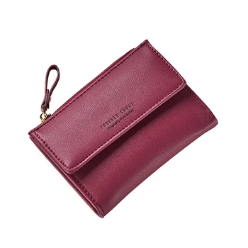 Small Purse Luxury Short Wallets for Women Solid Pu Leather Credit Card Holders Bifold Wallet Lady Zipper Coin Purses Girl
Small Purse Luxury Short Wallets for Women Solid Pu Leather Credit Card Holders Bifold Wallet Lady Zipper Coin Purses Girl