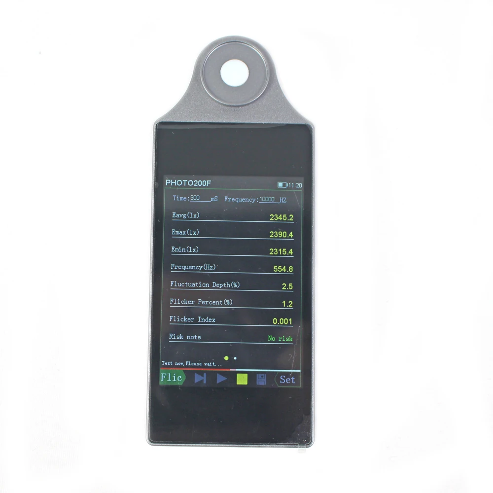PHOTO-200F hand-held illuminometer / luminometer / stroboscope for stroboscopic and illuminance measurement 0.1 lx1000klx
PHOTO-200F hand-held illuminometer / luminometer / stroboscope for stroboscopic and illuminance measurement 0.1 lx1000klx
