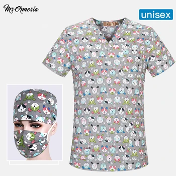 Medical Clothing Hospital Uniforms for women men Nursing Uniform Health and Beauty Work Wear surgical cap Cartoon Scrubs Tops 
Medical Clothing Hospital Uniforms for women men Nursing Uniform Health and Beauty Work Wear surgical cap Cartoon Scrubs Tops