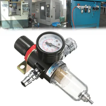 1/4'' Air Compressor Filter Set Oil Water Separator Trap Tools With Regulator Gauge 30-120PSI 40micron Filtration Pneumatic Part
1/4'' Air Compressor Filter Set Oil Water Separator Trap Tools With Regulator Gauge 30-120PSI 40micron Filtration Pneumatic Part