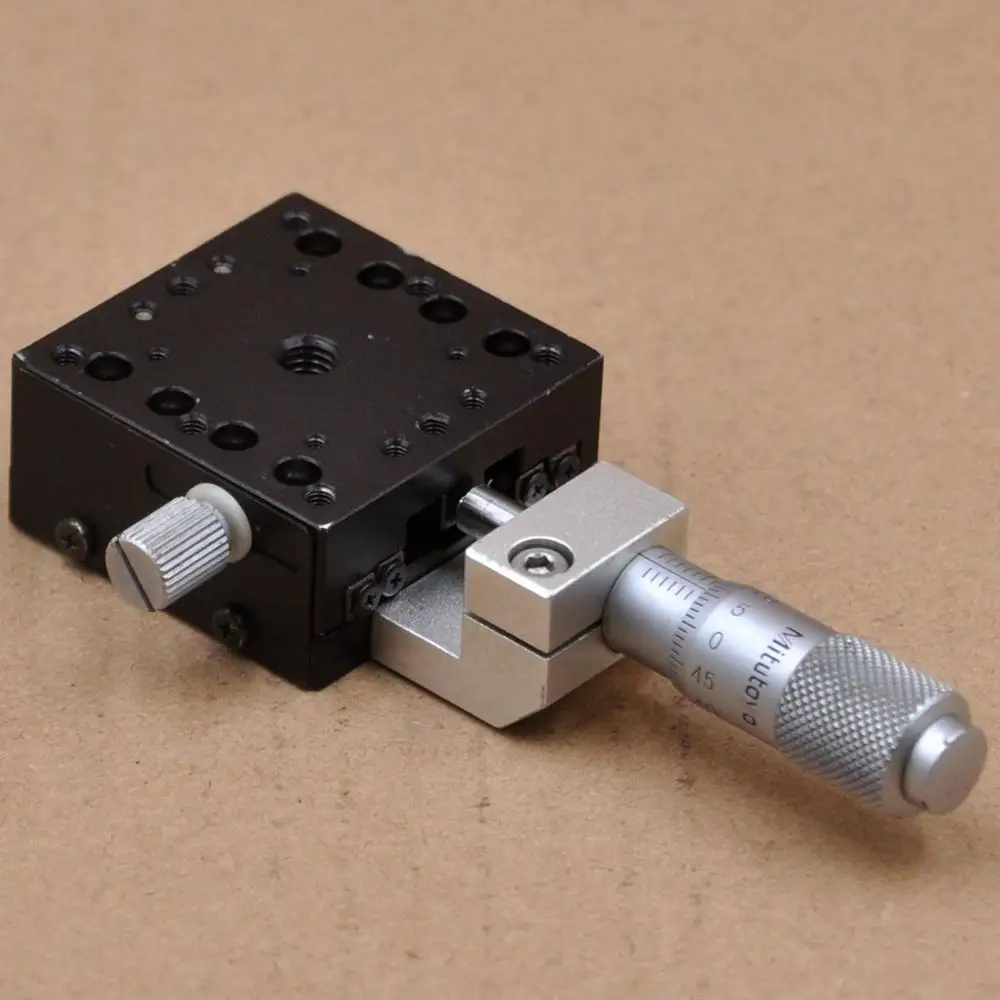 X axis Sigma TAM-401C manual precision linear guide rail fine adjustment displacement sliding table aluminum 40 * 40mm
X axis Sigma TAM-401C manual precision linear guide rail fine adjustment displacement sliding table aluminum 40 * 40mm