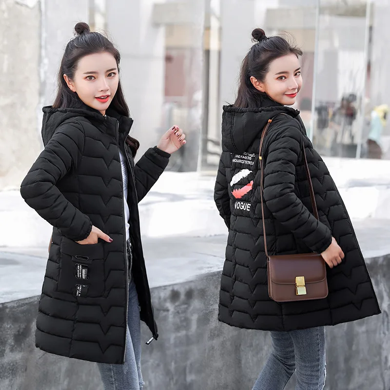 Large Size Slim Fit Mid-length down Jacket Cotton-padded Clothes Women's 2018 Winter New Style Korean-style Warm Coat Pull Wrink
Large Size Slim Fit Mid-length down Jacket Cotton-padded Clothes Women's 2018 Winter New Style Korean-style Warm Coat Pull Wrink