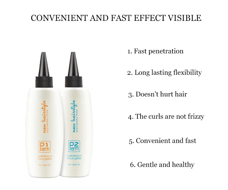 Description Picture 4 of itemOrganic Digital Permanent Wave Curl Curly Perm Cream Liquid Cold Wave Hair Perm Lotion Solution For Resistant To Natural Hair
