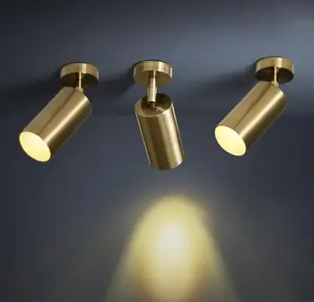 Nordic Light Luxury Brass Copper Track Spotlights Led Ceiling Lamp Living Room Walls Aisle Bar Gu10 85-265v Gold Lamps Spots S
Nordic Light Luxury Brass Copper Track Spotlights Led Ceiling Lamp Living Room Walls Aisle Bar Gu10 85-265v Gold Lamps Spots S