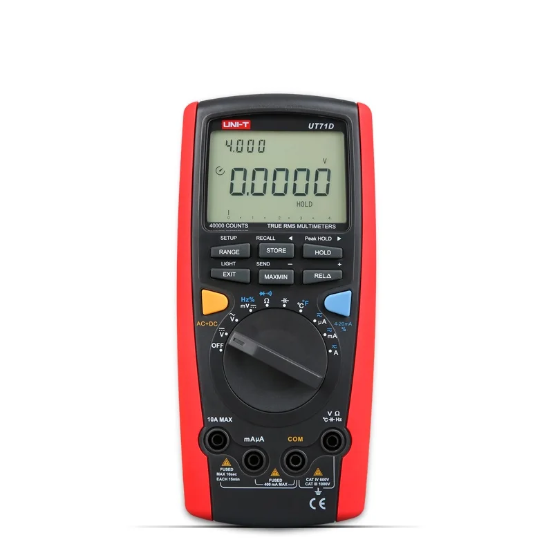 UNI-T UT71D High-precision Intelligent Digital Multimeter Full-range Overload Protection Automatic Range
UNI-T UT71D High-precision Intelligent Digital Multimeter Full-range Overload Protection Automatic Range