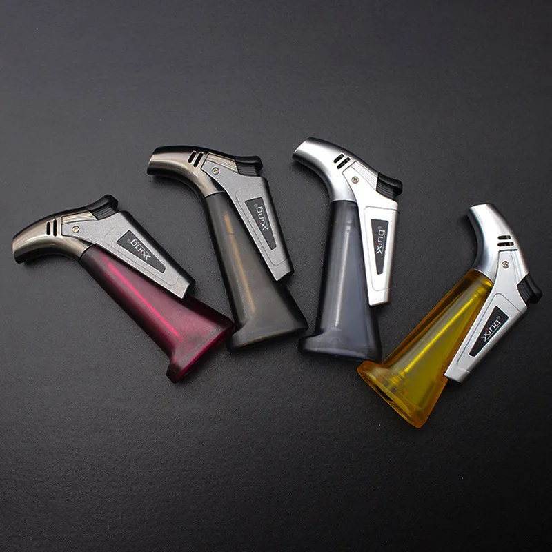 BBQ Spray Gun Pipe Lighter Outdoor Butane Jet Torch Turbo Kitchen Lighter Gas Cigarette Windproof Cigar Baking Lighter 1300 C
BBQ Spray Gun Pipe Lighter Outdoor Butane Jet Torch Turbo Kitchen Lighter Gas Cigarette Windproof Cigar Baking Lighter 1300 C