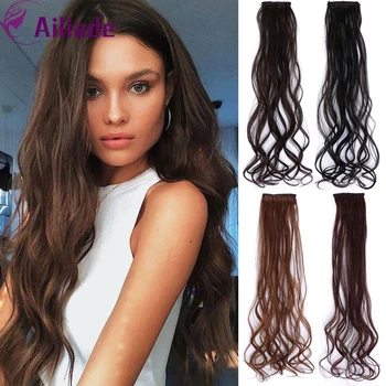 ADELAIDE New Type Long Wavy 2 Pcs Clip In Hair Extensions Clip On Synthetic Hair Piece Extensions Heat Resistant Fiber Women
ADELAIDE New Type Long Wavy 2 Pcs Clip In Hair Extensions Clip On Synthetic Hair Piece Extensions Heat Resistant Fiber Women