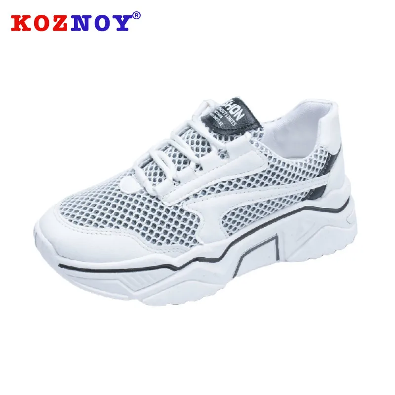 Koznoy Sneakers Women Spring Thick Bottom Dropshipping Fashion Lace Round Toe Solid Cross Tied Rubber Muffin Bottom Women Shoes
Koznoy Sneakers Women Spring Thick Bottom Dropshipping Fashion Lace Round Toe Solid Cross Tied Rubber Muffin Bottom Women Shoes