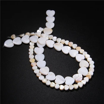 Heart Shape Shell Beads White Natural Mother of Pearl Shell Loose Beads For Handmade Necklace Bracelet DIY Jewelry Making 15"
Heart Shape Shell Beads White Natural Mother of Pearl Shell Loose Beads For Handmade Necklace Bracelet DIY Jewelry Making 15"
