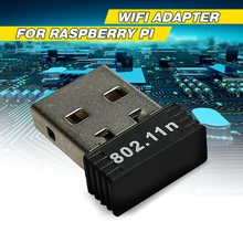 Usb lan adaptador de alta velocidade sem fio wifi adaptador mini wi-fi receptor externo dongle 802.11n/b/g placa de rede para raspberry pi(China)