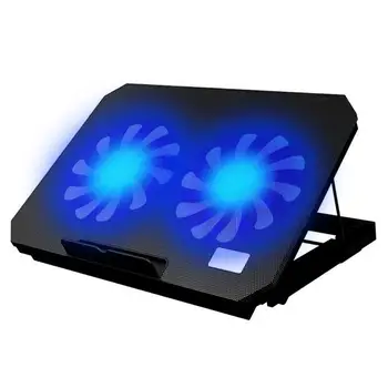 Double USB Port 2 Cooling Fans Laptop Cooler Pad Notebook Adjustable with Light LCD Display Notebook Stand
Double USB Port 2 Cooling Fans Laptop Cooler Pad Notebook Adjustable with Light LCD Display Notebook Stand