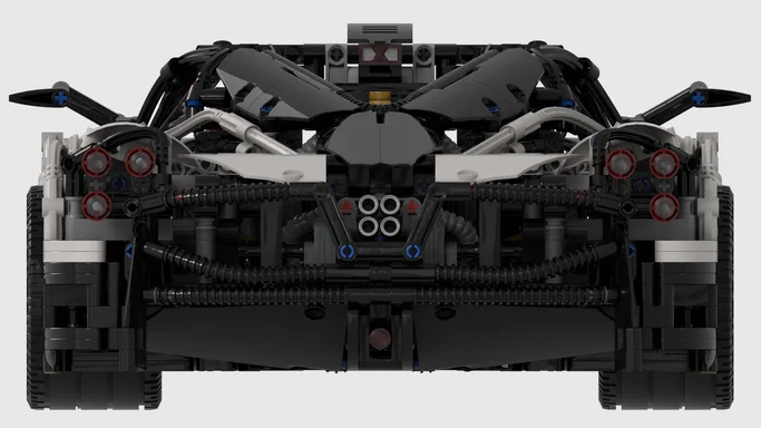 31944 MOC 31944 Pagani Huayra by Joebot360 with 3294 pieces