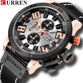 CURREN 8312 Top Brand Chronograph Quartz Men Watches Men Date Sport Leather Man Wrist Watch Relogio Masculino
CURREN 8312 Top Brand Chronograph Quartz Men Watches Men Date Sport Leather Man Wrist Watch Relogio Masculino