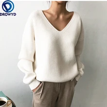 2021 Winter Spring Knitted Sweater New Women's Knitwear Sexy V-Neck Minimalist Tops Korean Irregular Hem Knitted Casual Sweaters
2021 Winter Spring Knitted Sweater New Women's Knitwear Sexy V-Neck Minimalist Tops Korean Irregular Hem Knitted Casual Sweaters