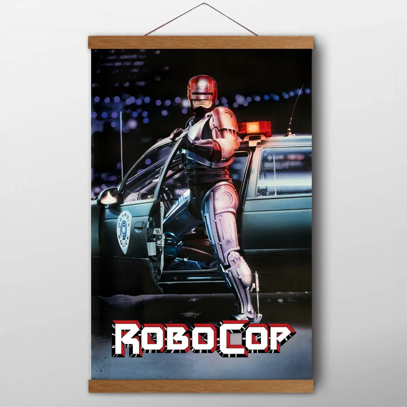 Solid Wood Scrolls Paintings RoboCop (1987) Movie Posters and Prints Canvas cloth Wall Art For Living Room Decor
Solid Wood Scrolls Paintings RoboCop (1987) Movie Posters and Prints Canvas cloth Wall Art For Living Room Decor