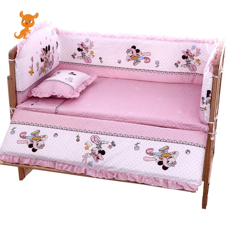 5Pcs/Set Cartoon Animated Crib Bed Bumper For Newborns 100%Cotton Comfortable Children's Bed Protector Baby Washable Bedding Set
5Pcs/Set Cartoon Animated Crib Bed Bumper For Newborns 100%Cotton Comfortable Children's Bed Protector Baby Washable Bedding Set