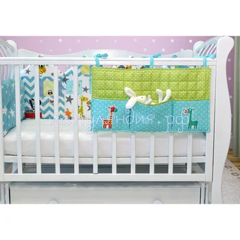 Pocket organizer for crib pockets on the bed for baby children's organizer
Pocket organizer for crib pockets on the bed for baby children's organizer