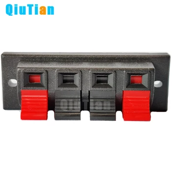 Connector Terminal Push in Jack Spring Load Audio Speaker Terminals IMC Hot Single Row 4P Speaker Terminal Board Connectors
Connector Terminal Push in Jack Spring Load Audio Speaker Terminals IMC Hot Single Row 4P Speaker Terminal Board Connectors