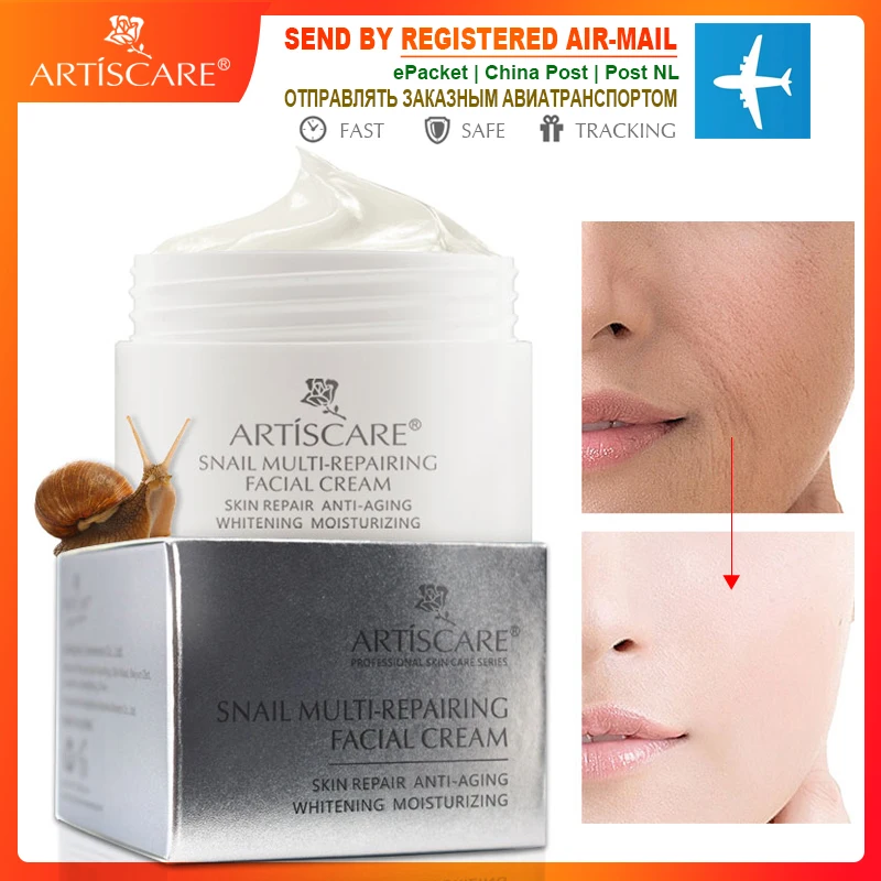 ARTISCARE Snail Repair Facial Cream Anti Aging Oil-Control Face Cream Anti Wrinkle Shrink Pores Moisturizing Lifting Skin Care
ARTISCARE Snail Repair Facial Cream Anti Aging Oil-Control Face Cream Anti Wrinkle Shrink Pores Moisturizing Lifting Skin Care