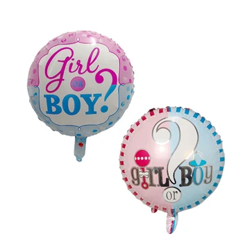 50pcs foil 18inch round gender reveal he or she boy or girl balloon helium balls baby shower party decorations pink blue toys
50pcs foil 18inch round gender reveal he or she boy or girl balloon helium balls baby shower party decorations pink blue toys