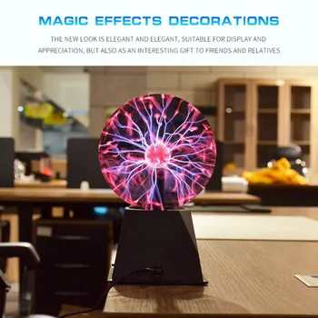 US Plug Plasma Ball Light Personality Touching Lamp Vocie Control Indoor Magic Spheres Crystal Ball
US Plug Plasma Ball Light Personality Touching Lamp Vocie Control Indoor Magic Spheres Crystal Ball