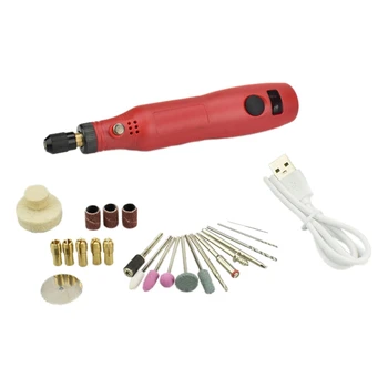 Mini Multi-Function Tool, 3.6 V Lithium Ion Battery with 3 Variable Speed Settings and 22 Accessories, DIY Rotating Tool
Mini Multi-Function Tool, 3.6 V Lithium Ion Battery with 3 Variable Speed Settings and 22 Accessories, DIY Rotating Tool