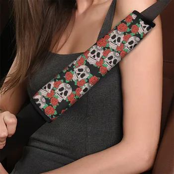 INSTANTARTS Sugar Skull Printing Easy Clean Car Accessories Car Seatbelt Shoulder Strap Fit Most Vehicle Car Seat Belt 2pcs
INSTANTARTS Sugar Skull Printing Easy Clean Car Accessories Car Seatbelt Shoulder Strap Fit Most Vehicle Car Seat Belt 2pcs
