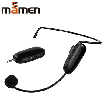 MAMEN 2.4G Wireless Microphone Handsfree UHF Headset Professional Transmitter for Learning Receiver Microphone Set Voice Amplifi
MAMEN 2.4G Wireless Microphone Handsfree UHF Headset Professional Transmitter for Learning Receiver Microphone Set Voice Amplifi