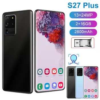 S27plus 6.8 inch Perforated screen 2+16GB mobile phone smart phone Face recognition technology phone
S27plus 6.8 inch Perforated screen 2+16GB mobile phone smart phone Face recognition technology phone