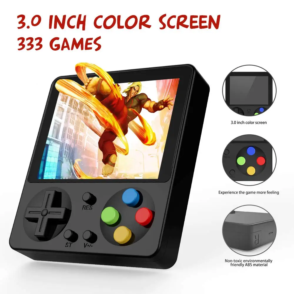 333 Games MINI Game Boy Portable Retro Handheld 8 Bit GameBoy Children Nostalgic Players Video Console for Child Nostalgic
333 Games MINI Game Boy Portable Retro Handheld 8 Bit GameBoy Children Nostalgic Players Video Console for Child Nostalgic