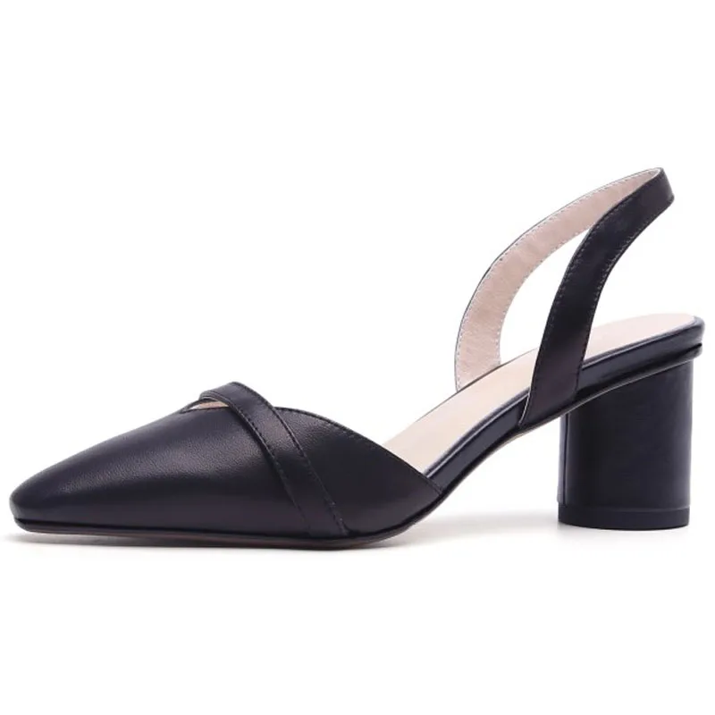 Genuine Leather Women Sandals Block Heels Summer Shoes Pointed Toe High Heels #Y0306628F
Genuine Leather Women Sandals Block Heels Summer Shoes Pointed Toe High Heels #Y0306628F