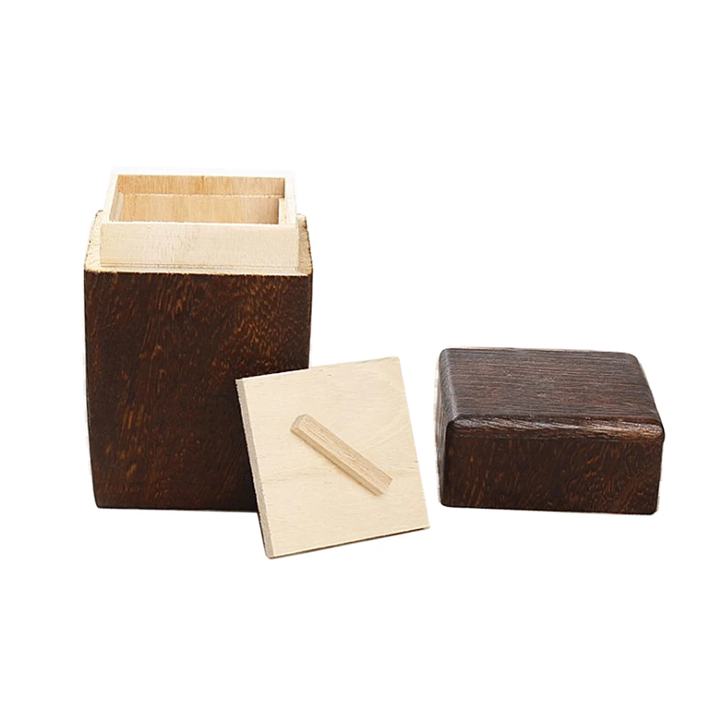 Japanese Style Handmade Wood Tea Box Caddy Wooden Tea Canister Vintage Tea Jar With Lid Japanese Style Handmade Wood Tea Box Caddy Wooden Tea Canister Vintage Tea Jar With Lid