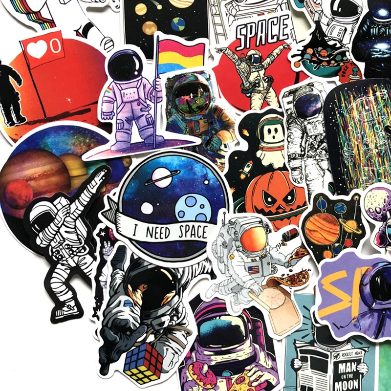 50PCS Outer Space Stickers Toys for Children Alien UFO Astronaut Rocket Ship Planet Sticker to Scrapbooking Skateboard Laptop F5
50PCS Outer Space Stickers Toys for Children Alien UFO Astronaut Rocket Ship Planet Sticker to Scrapbooking Skateboard Laptop F5