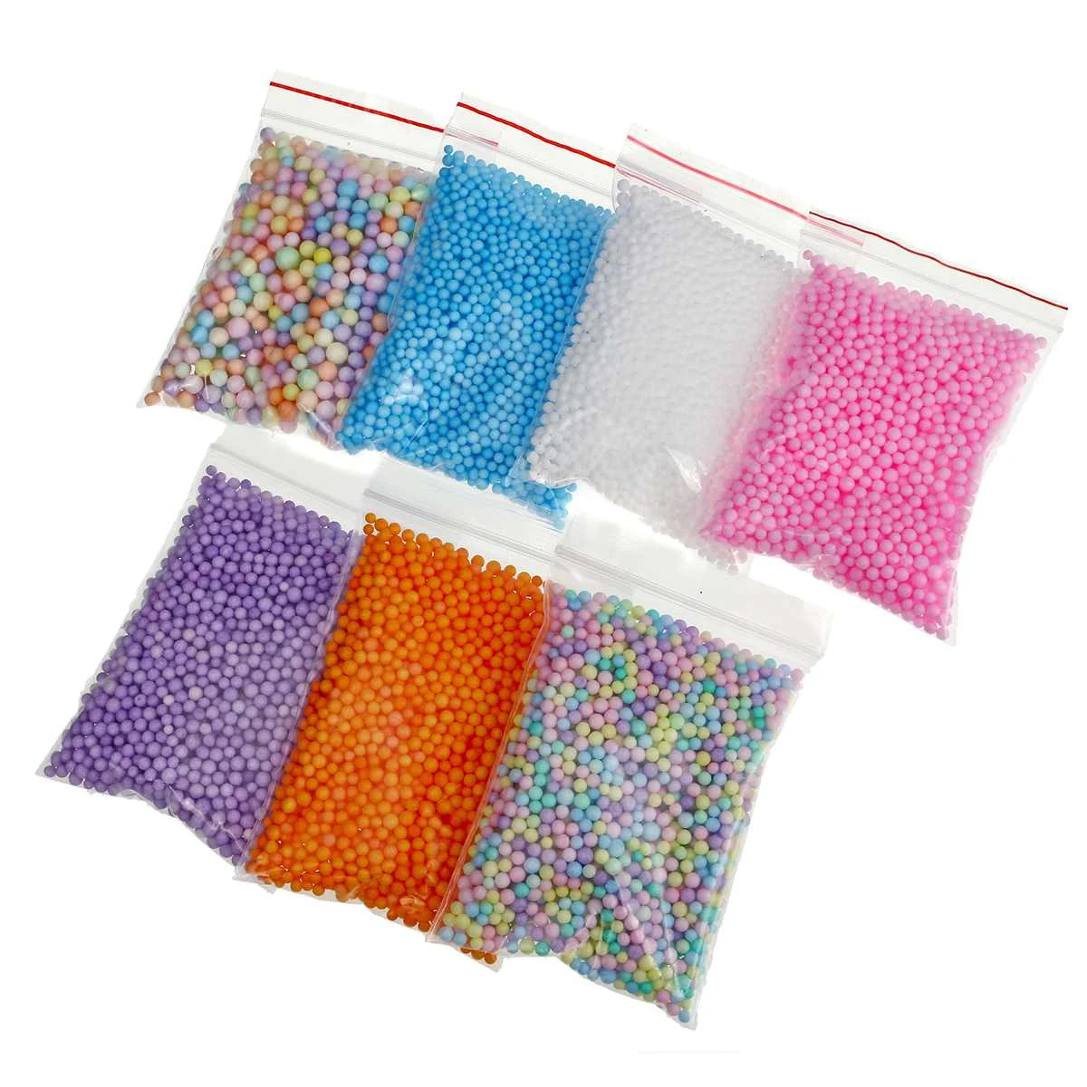 Clothing - 82/106PC Pack Making Kits Supplies For Slime Stuff Charm Fishbowl Beads Glitter Pearls DIY Handmade Color Foam Ball Material Set