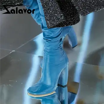 ZALAVOR Women Over the knee boots Round Toe Thick High Heel Solid Color Fashion Chic Style Ladies Footwear Outdoor Size 35-44
ZALAVOR Women Over the knee boots Round Toe Thick High Heel Solid Color Fashion Chic Style Ladies Footwear Outdoor Size 35-44
