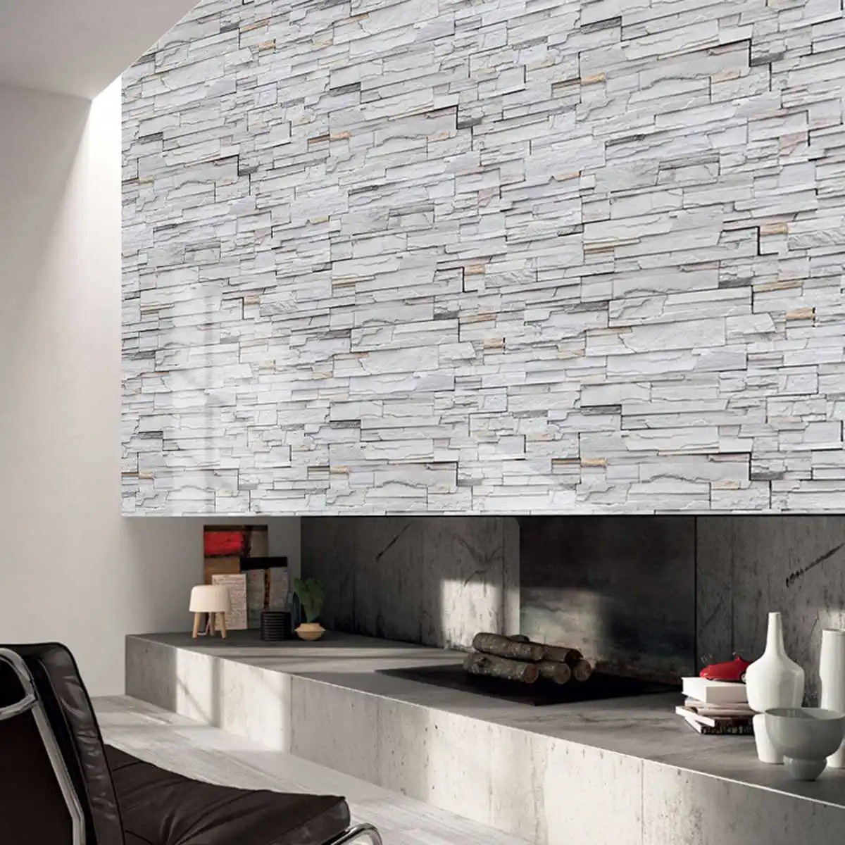 stone brick vintage wall sticker self adhesive wallpaper decals