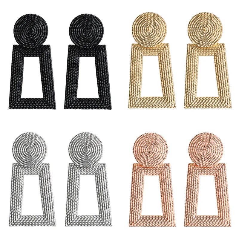 Modyle 30 Styles Fashion Big Vintage Gold Silver Rose Gold Color Geometric Statement Metal Drop Earrings for Woman
Modyle 30 Styles Fashion Big Vintage Gold Silver Rose Gold Color Geometric Statement Metal Drop Earrings for Woman
